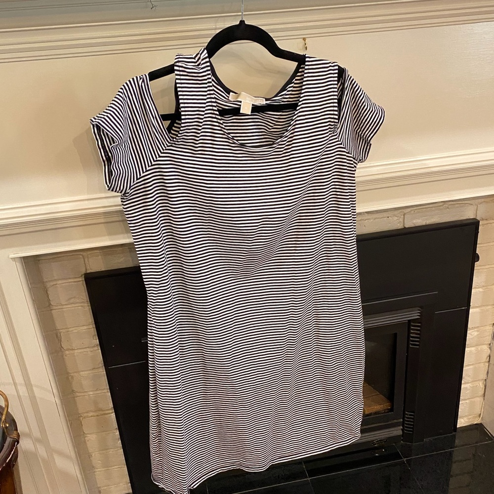 Michael Kors cold shoulder tshirt dress